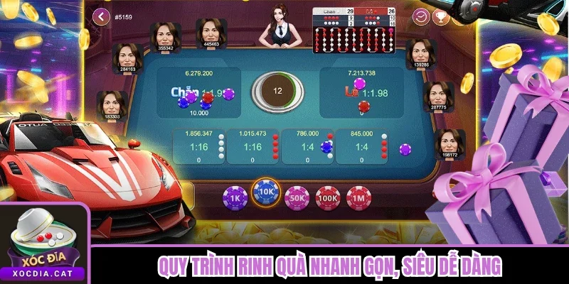 Khuyến Mãi Xóc Đĩa 3 Quy trình rinh quà nhanh gọn, siêu dễ dàng